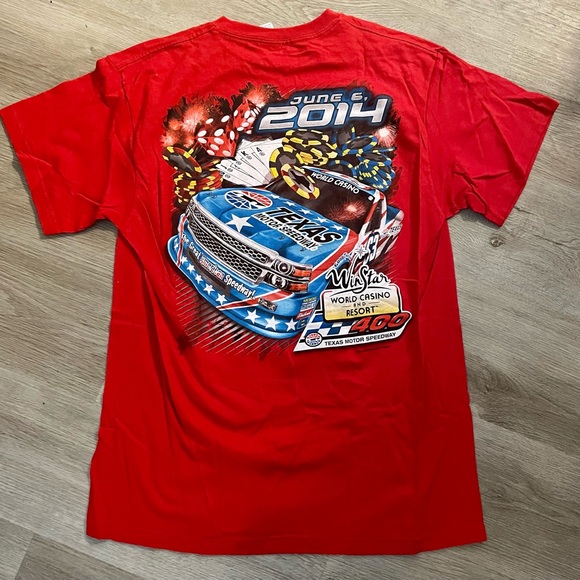 Rare Kyle Busch M&M’s screen printed t shirt size large - Picture 4 of 5